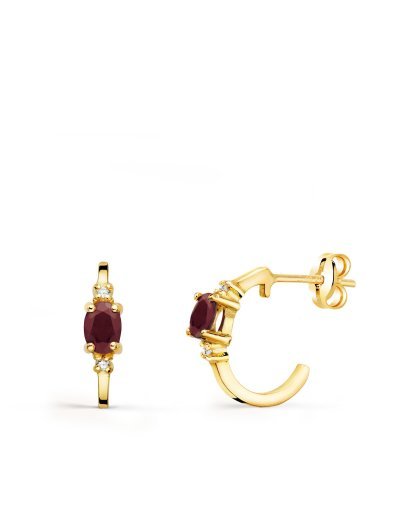 18K PENDIENTES ORO AMARILLO...