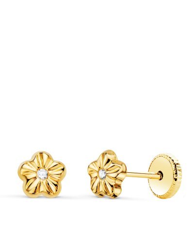 18K PENDIENTES ORO AMARILLO...