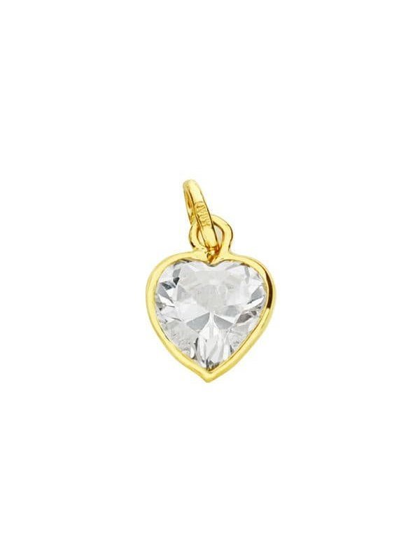 18K COLGANTE ORO AMARILLO CORAZON...