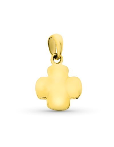 18K CRUZ ORO AMARILLO HUECA...