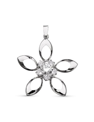 18K COLGANTE ORO BLANCO...