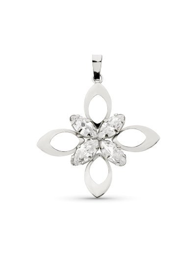 18K COLGANTE ORO BLANCO...
