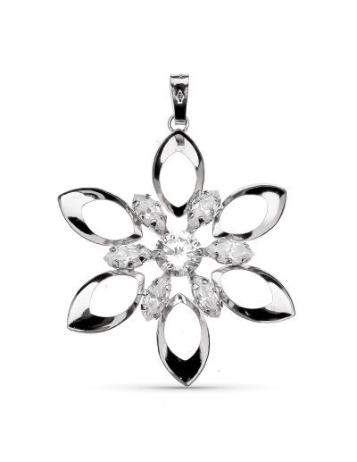 18K COLGANTE ORO BLANCO...