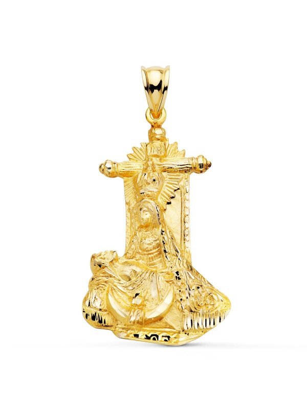18K MEDALLA ORO AMARILLO VIRGEN DE...