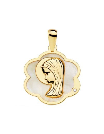 18K MEDALLA ORO AMARILLO...