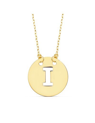18K COLGANTE LETRA  I  15...