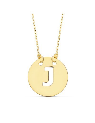 18K COLGANTE LETRA  J  15...