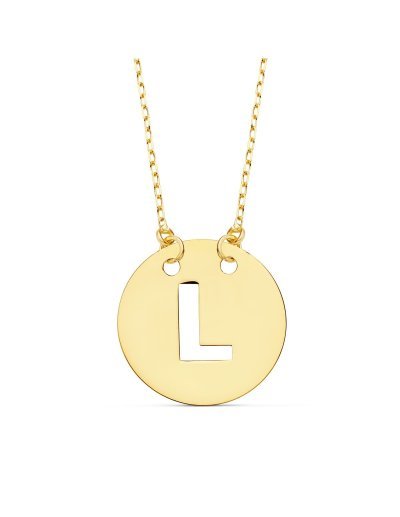 18K COLGANTE LETRA  L  15...