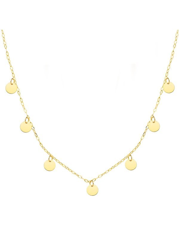 18K GARGANTILLA ORO AMARILLO CHAPAS...