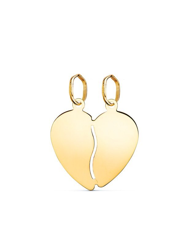 18K COLGANTE ORO AMARILLO CORAZON...