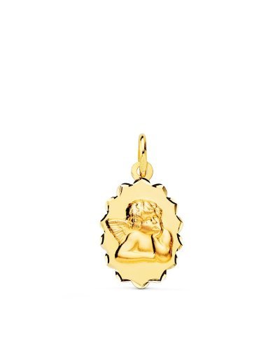 18K MEDALLA ORO AMARILLO...