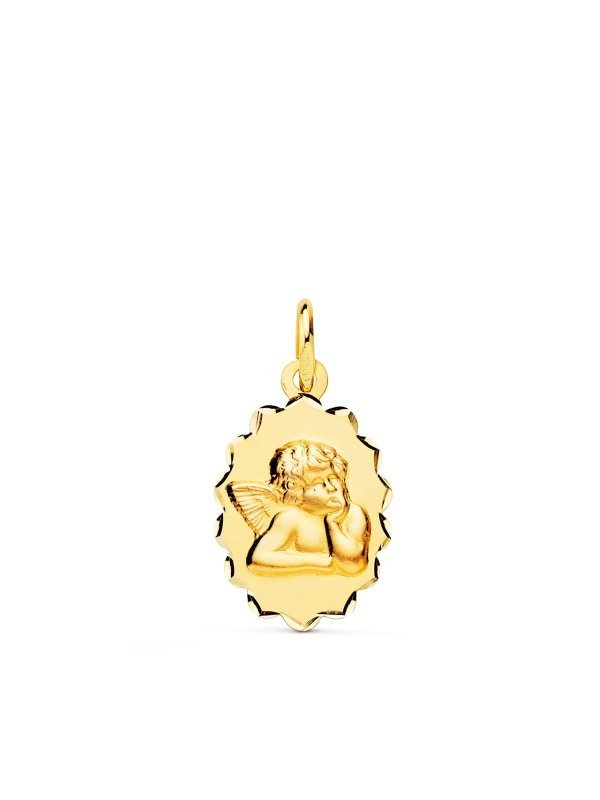 18K MEDALLA ORO AMARILLO ANGELITO...