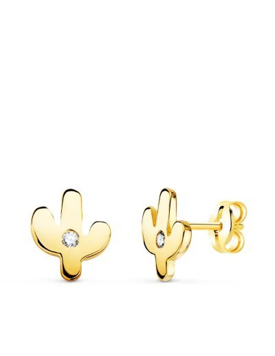 18K PENDIENTES ORO AMARILLO...