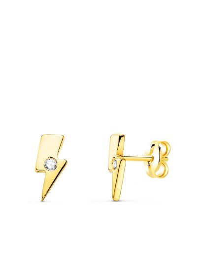 18K PENDIENTES ORO AMARILLO...