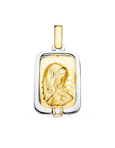 18K MEDALLA VIRGEN NIÃ‘A...