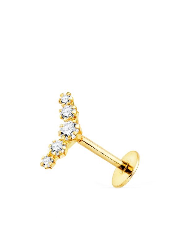 18K PIERCING OREJA ORO AMARILLO 5...