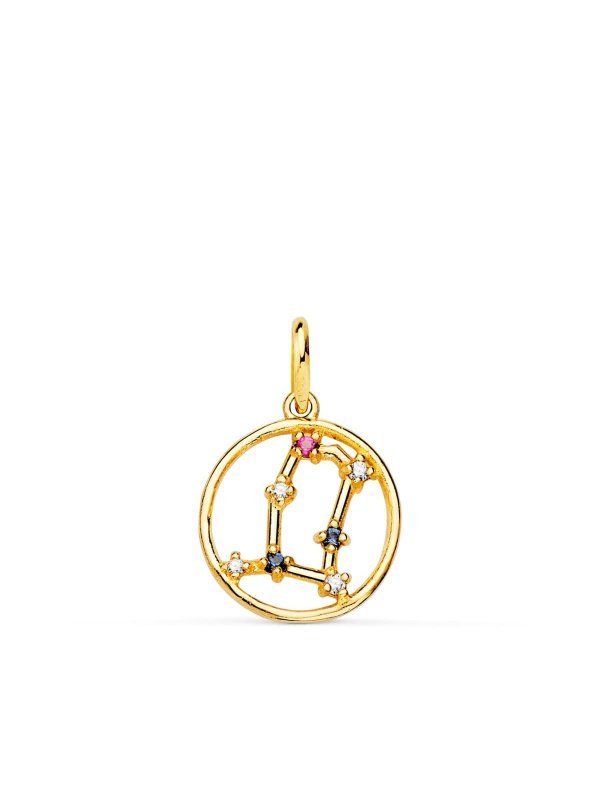 18K COLGANTE ORO AMARILLO HOROSCOPO...