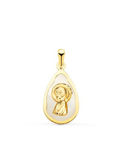 18K MEDALLA ORO AMARILLO...