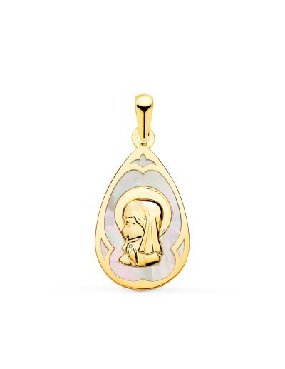 18K MEDALLA ORO AMARILLO...