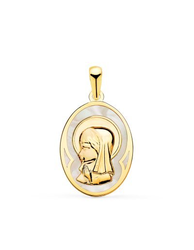 18K MEDALLA ORO AMARILLO...