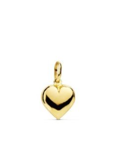 18K COLGANTE CORAZON LISO...
