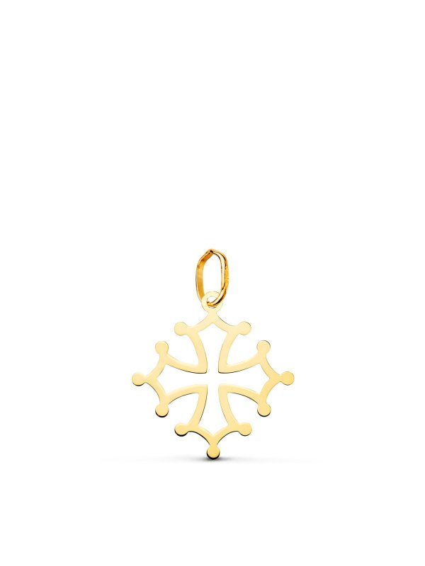 18K CRUZ DE OCCITANIA ORO AMARILLO EN...