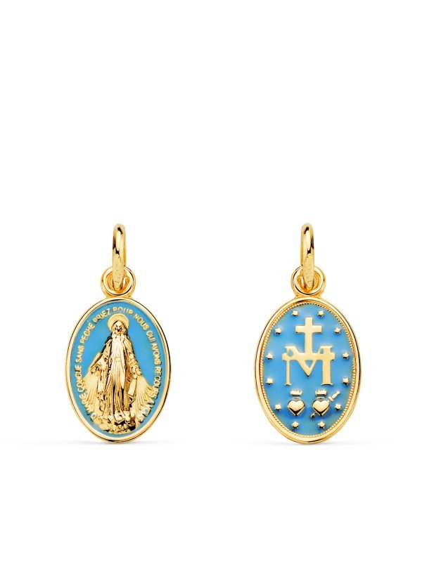 18K MEDALLA ORO AMARILLO VIRGEN...