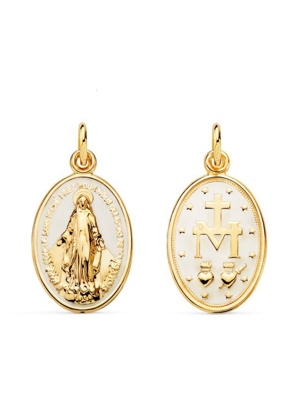 18K MEDALLA ORO AMARILLO VIRGEN...