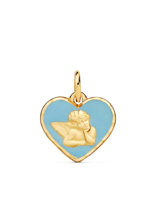 18K MEDALLA ORO AMARILLO CORAZON...