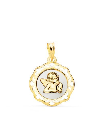 18K MEDALLA ORO AMARILLO...
