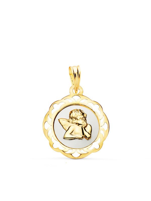 18K MEDALLA ORO AMARILLO ANGELITO...