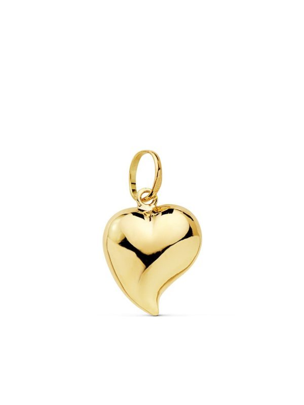 18K COLGANTE ORO AMARILLO CORAZON...