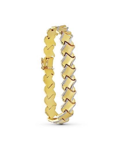 18K PULSERA BICOLOR...