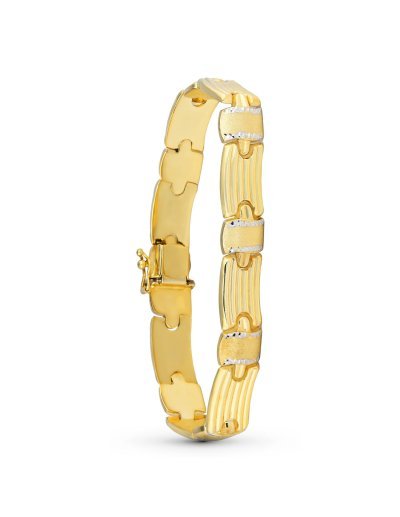 18K PULSERA BICOLOR...