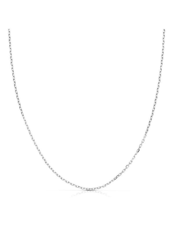 18K CADENA MACIZA ORO BLANCO FORZADA...