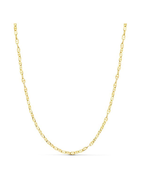 18K CADENA ORO AMARILLO ANCLA HUECA...