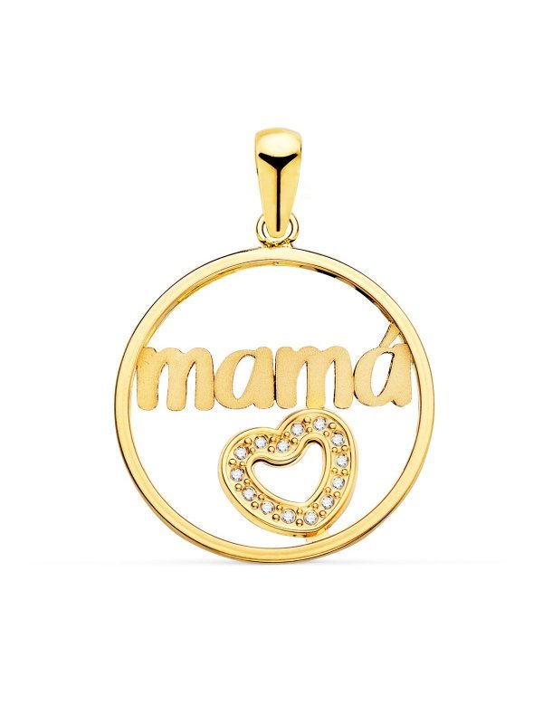 18K COLGANTE ORO AMARILLO CORAZON DE...