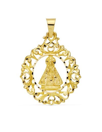 18K MEDALLA VIRGEN DE LA...