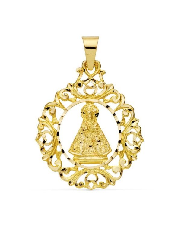18K MEDALLA VIRGEN DE LA CABEZA 43X36 MM