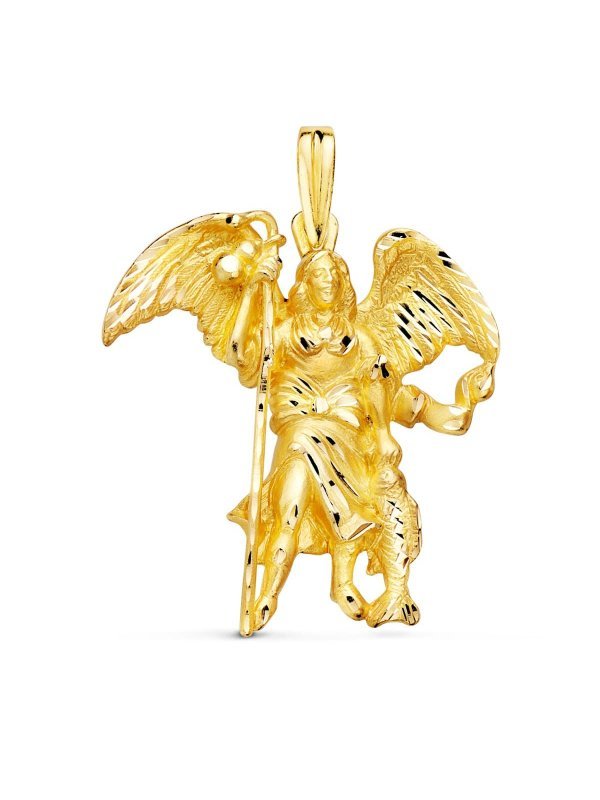 18K MEDALLA ORO AMARILLO SAN RAFAEL...