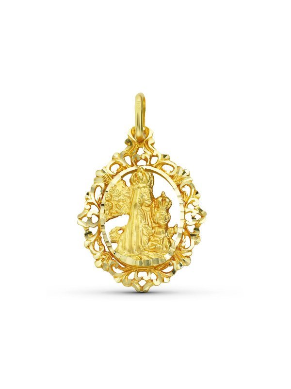 18K MEDALLA VIRGEN DE LA SALUD CERCO...