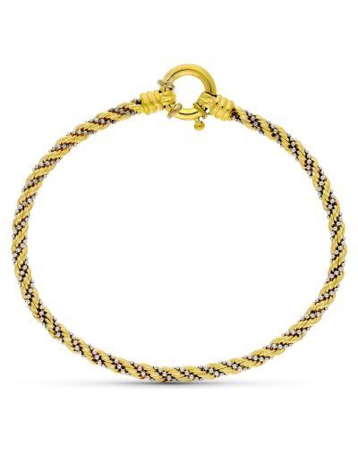 18K PULSERA CORDON ORO...