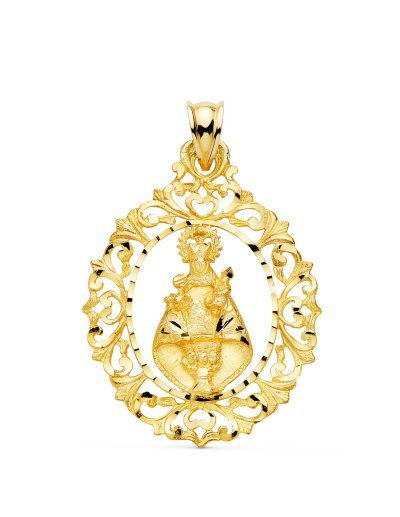 18K MEDALLA VIRGEN DE...