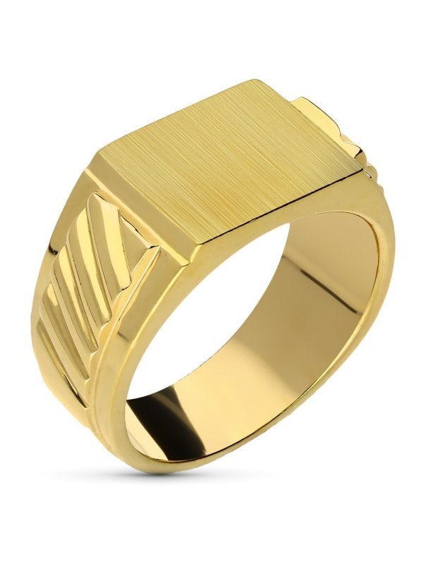 18K SELLO ORO AMARILLO CABALLERO...