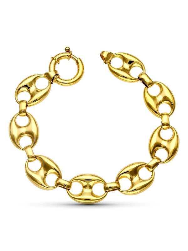 18K PULSERA ORO AMARILLO CALABROTE....