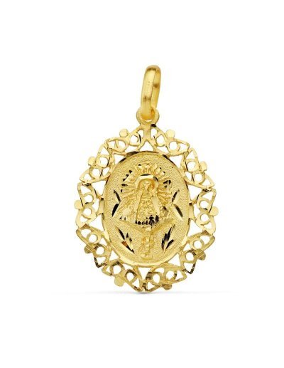 18K MEDALLA VIRGEN DEL...