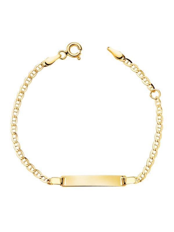 18K ESCLAVA ANCLA 14 CM 1.50 GR