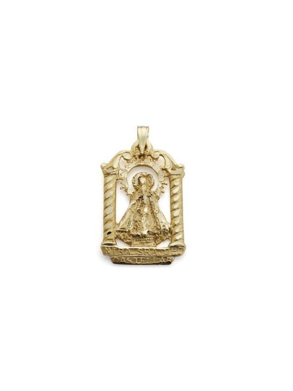 18K MEDALLA VIRGEN DE CASTELLAR 27X18 MM