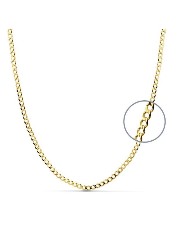 18K CADENA ORO AMARILLO BARBADA...