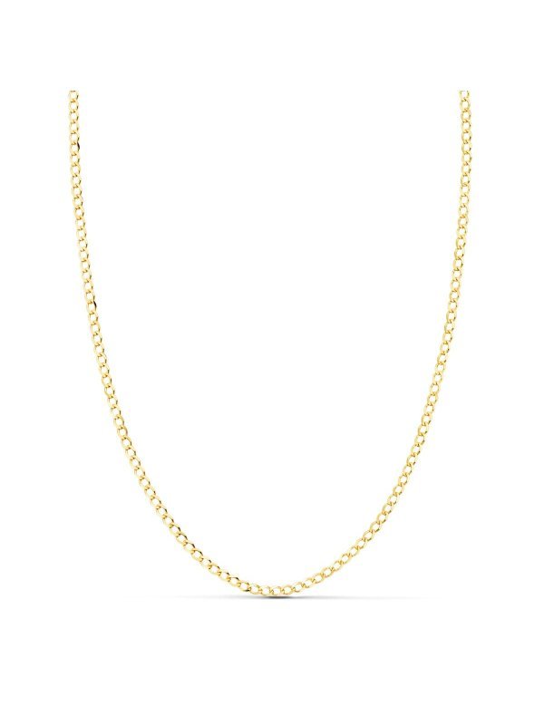 18K CADENA ORO AMARILLO BARBADA...